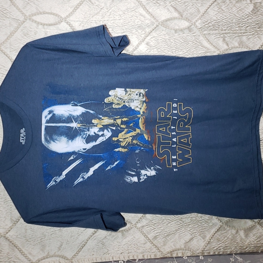 Star Wars,Mens Collector T-Shirt blue.